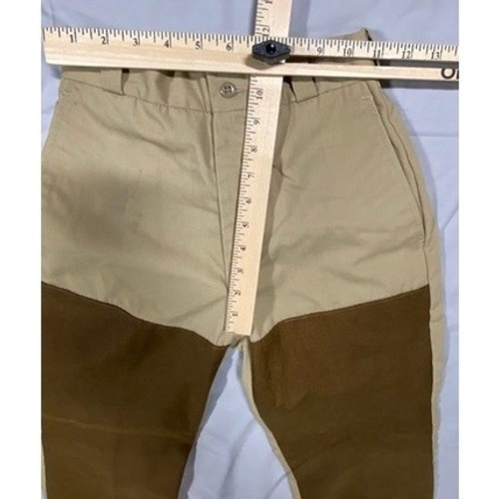 VTG Rattlers Brush Pants Womens Juniors Tan Brown Two Tone High Waist Western - Picture 9 of 14